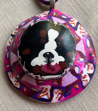 Load image into Gallery viewer, Baroness of Berner Convex Purple Punch Pendant.
