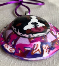 Load image into Gallery viewer, Baroness of Berner Convex Purple Punch Pendant.
