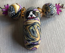 Load image into Gallery viewer, Baroness of Berner Ribbons of Hope Shangri-la choker