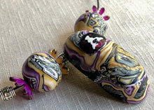 Load image into Gallery viewer, Baroness of Berner Ribbons of Hope Shangri-la choker