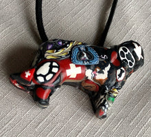 Load image into Gallery viewer, Find the Berner Abstract Berner 3-D Silhouette necklace