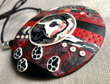 Load image into Gallery viewer, Bentley Embossed red/black/, white