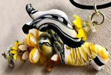 Load image into Gallery viewer, Ribbons of Hope-Yellow Swirl