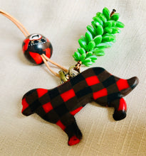Load image into Gallery viewer, Buffalo Plaid, Lumber Jack pendant.