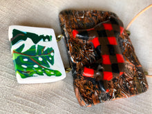 Load image into Gallery viewer, Buffalo Plaid, Wood Berner Sign pendant .