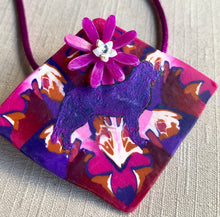 Load image into Gallery viewer, Purple Punch Berner Punch Floral Pendant
