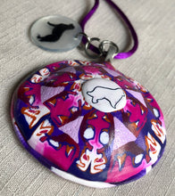 Load image into Gallery viewer, Purple Punch Convex Pendant and charm
