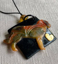 Load image into Gallery viewer, Amber Shimmer Necklace
