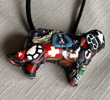 Load image into Gallery viewer, Find the Berner Abstract Berner 3-D Silhouette necklace
