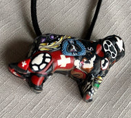 Find the Berner Abstract Berner 3-D Silhouette necklace