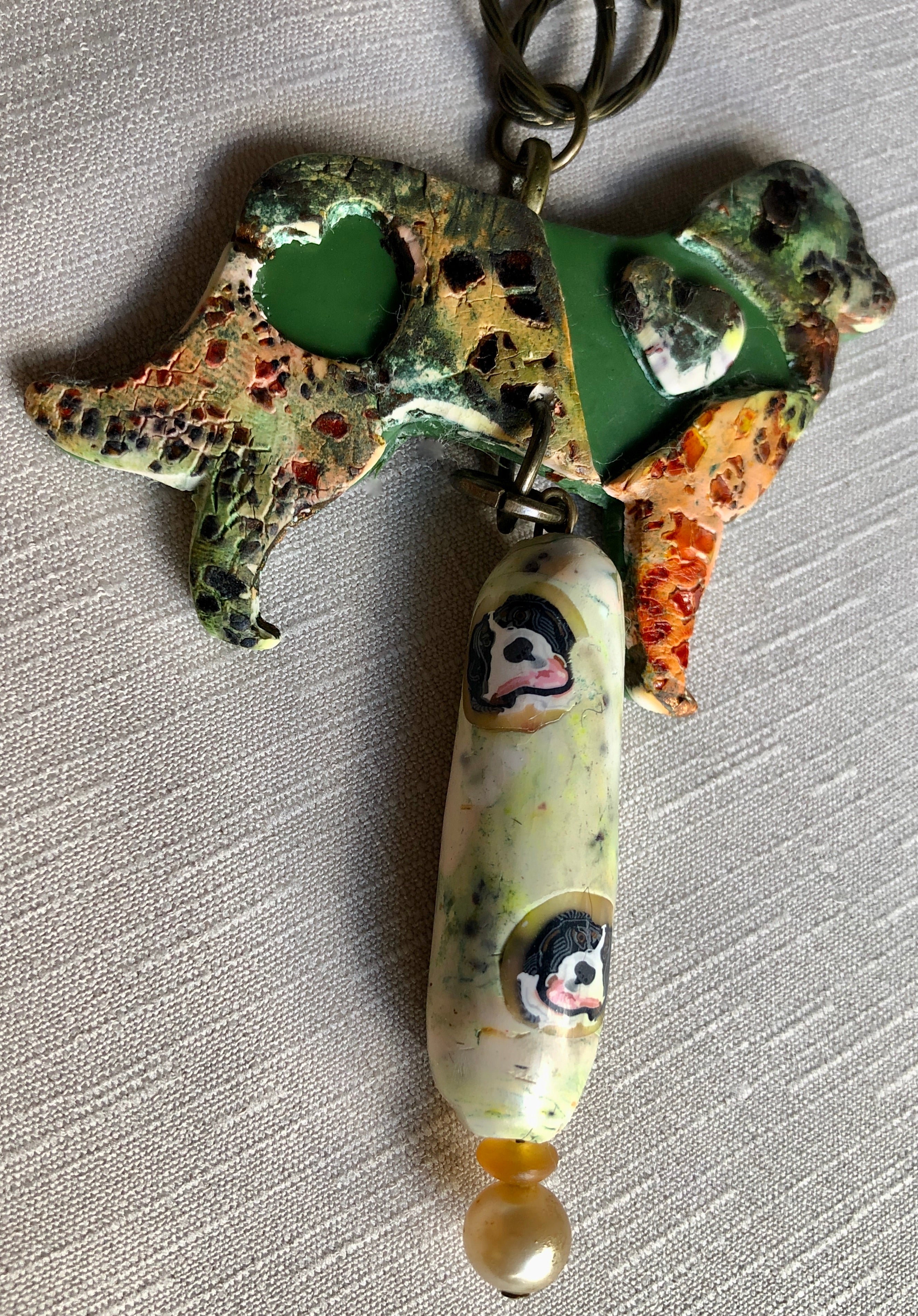 Bentley Green Ink Convexed  pendant.