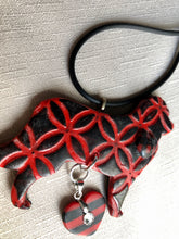 Load image into Gallery viewer, Red Embossed Convex Pendant
