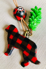 Load image into Gallery viewer, Buffalo Plaid, Lumber Jack pendant.
