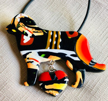 Load image into Gallery viewer, Tri Color Roses &amp; Ribbons Berner Silhouette Pendant
